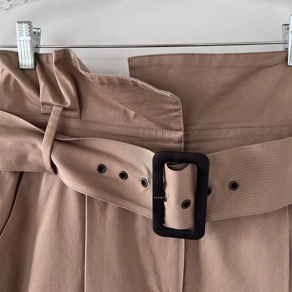 ba&sh Khol Belted Paperbag Waist Trouser Pants - Picture 3 of 9